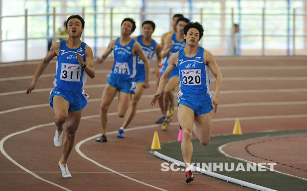 全國室內田徑錦標賽成都站開賽