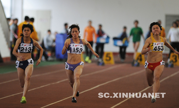 全國室內(nèi)田徑錦標(biāo)賽成都站開賽