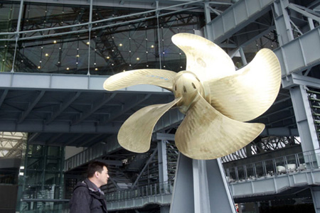 上海世博會中國船舶館布展完成