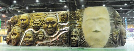 非洲館“笑臉”迎人 可見(jiàn)人類(lèi)最早祖先[圖]