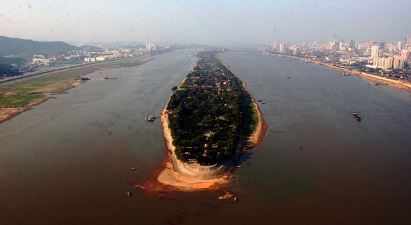 長沙橘子洲打造“生態(tài)島”