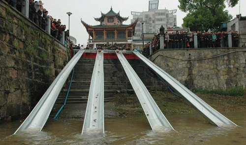 千萬尾魚苗放流洞庭湖