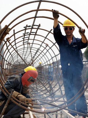 鄭州桃花峪黃河大橋工程施工全面展開