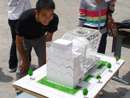 河南大學舉辦世博會模型展