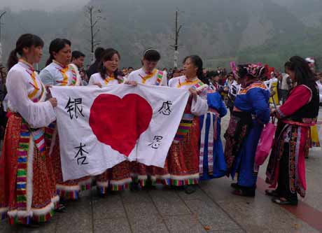 汶川縣銀杏鄉(xiāng)：帶著感恩的心奮進(jìn)