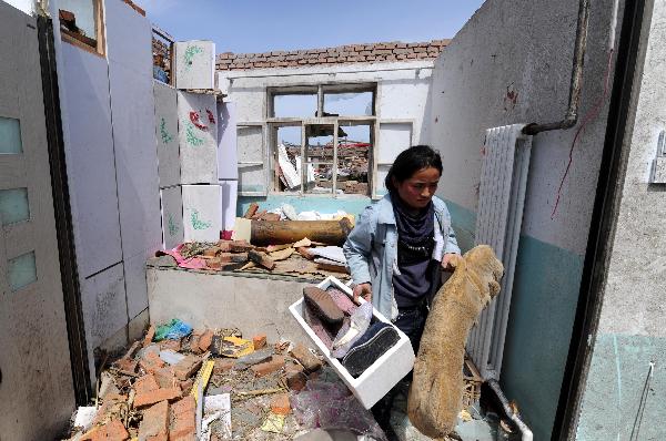 黑龍江綏化龍卷風造成7死98傷