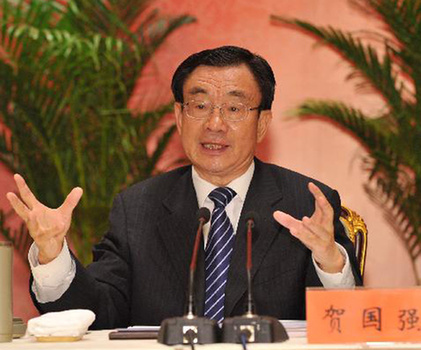 賀國強(qiáng)談反腐新問題矛盾