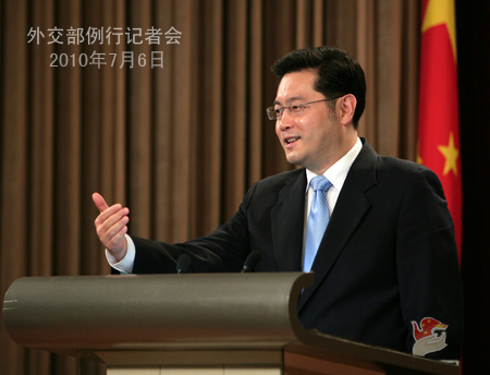 秦剛就美韓黃海軍演、中巴關(guān)系等答問