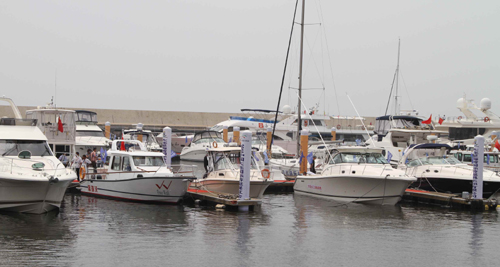 國內外游艇品牌大連星海灣爭艷