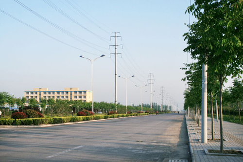 河南永城：產業集聚區高奏“基建升級”主旋律