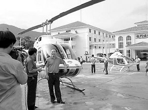 廣東一富豪追賊 動用私人直升機(jī)(圖)