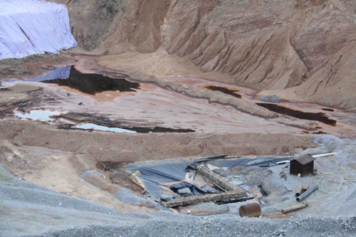 組圖：紫金礦業(yè)污水池再次滲漏汀江流域