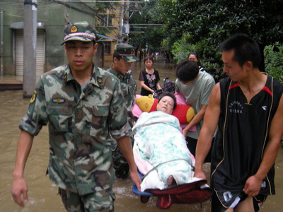 戰滔天巨浪 救黎民百姓—安徽省安慶市消防支隊抗洪搶險紀實