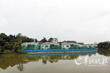 廣州華南植物園內(nèi)建8棟違章別墅 城管稱查處太難