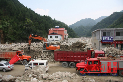 欒川縣災后重建工作加快進行