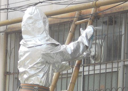 毒蜂頻頻傷人 河南漯河一小區居民不敢出門