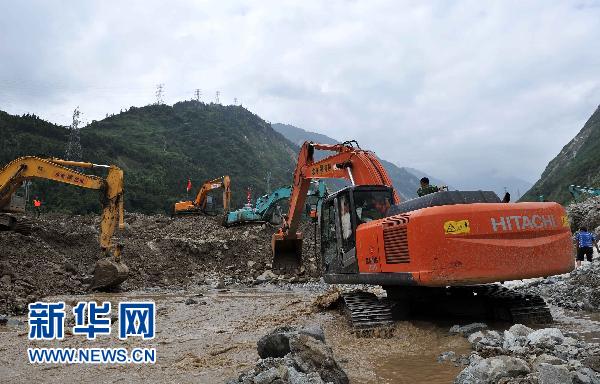 四川汶川縣多處發生泥石流、塌方等災害