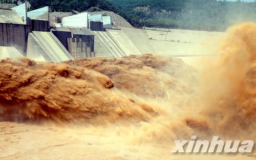 黃河小浪底再次防洪控泄