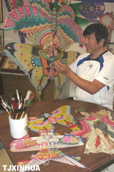 民俗風箏表“七夕”之情