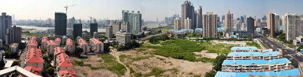 實拍上海新地王 樓面價超3.5萬破國內紀錄(組圖)