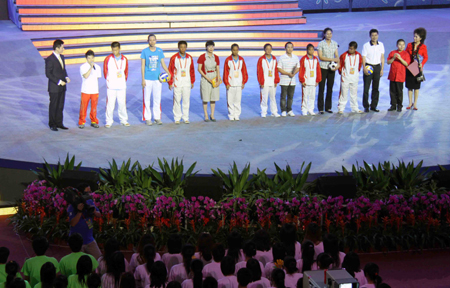 歷時7天第五屆全國特殊奧林匹克運動會閉幕