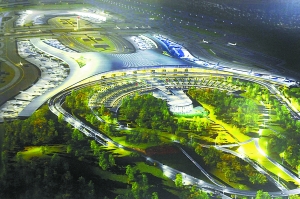 重慶江北機場三期投資達200億 可比肩迪拜機場[圖]