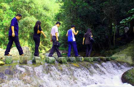 海內外旅行商探訪永春生態旅游區