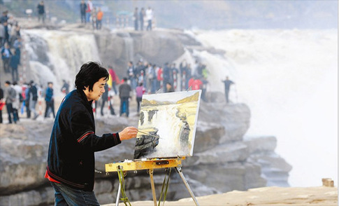 黃河壺口瀑布進入最佳觀賞期