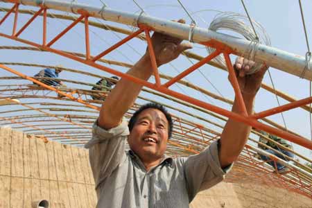 山東高青：調結構建“冬棚”