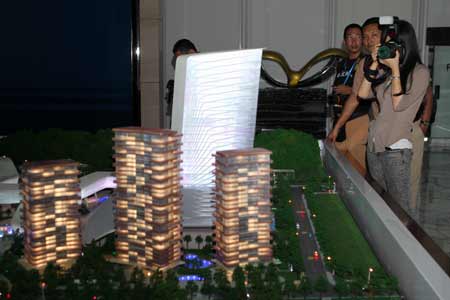 “主流媒體看廣東”參觀珠海橫琴十字門商務區