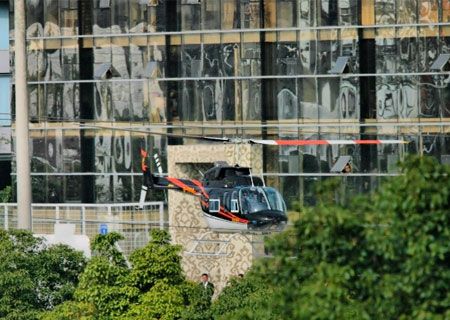 神秘富豪直升機代步上下班 價值千萬(圖)