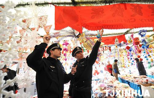 天津公安排查火災隱患