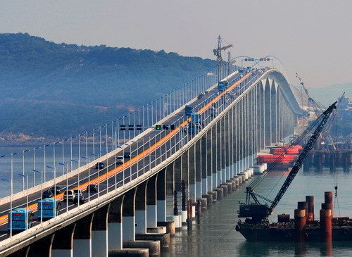 平潭海峽大橋通車　結束輪渡進出海島歷史