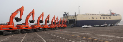 煙臺港開通至廣西商品車滾裝航線