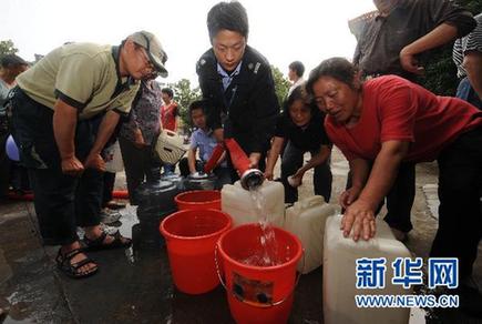 杭州余杭區(qū)水源受污染 部分地區(qū)供水停止、學校停課