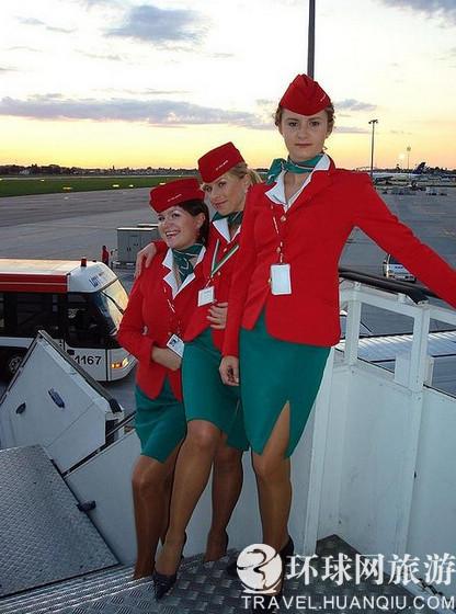 實拍美艷的俄羅斯空姐