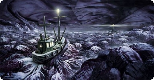 神奇！絕美食物風景畫