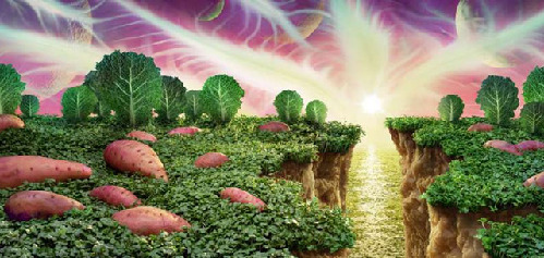 神奇！絕美食物風景畫