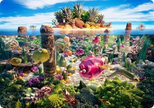 神奇！絕美食物風(fēng)景畫