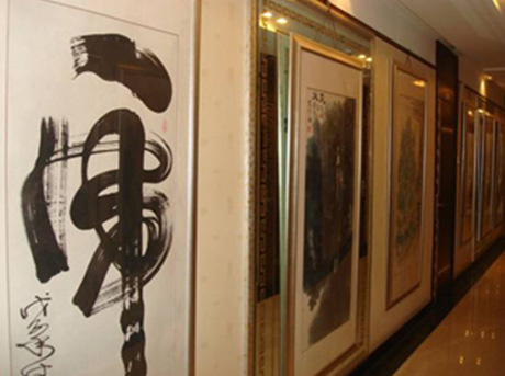 著名書法家王德林捐贈桑梓助學基金價值40萬作品