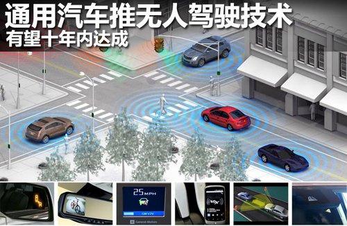通用汽車推無人駕駛技術 有望十年內達成