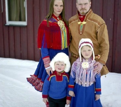 生活在北極圈的薩米族部落