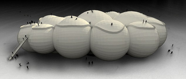 未來最酷飛艇如“浮云” 乘客漫游云端