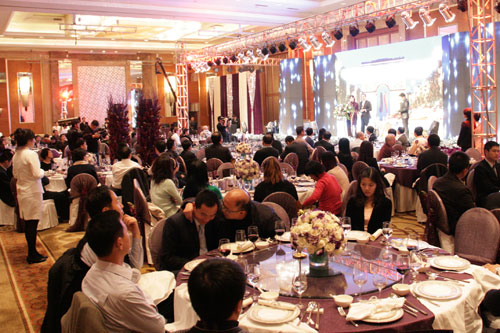 哈爾濱萬達索菲特大酒店舉辦客戶答謝晚宴