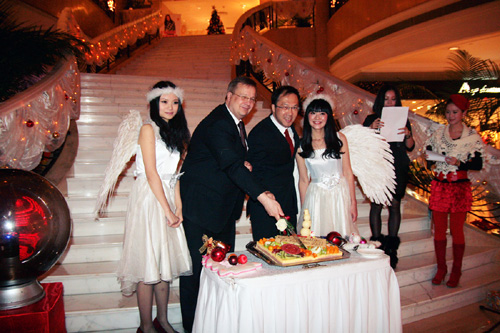 成都天府麗都喜來登飯店舉行圣誕點燈儀式