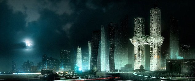 韓國大樓酷似世貿被襲場景