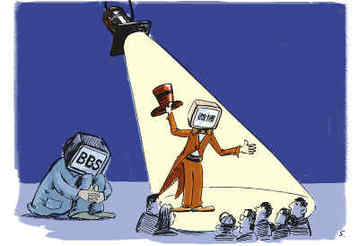 網(wǎng)絡(luò)論壇主角變配角？