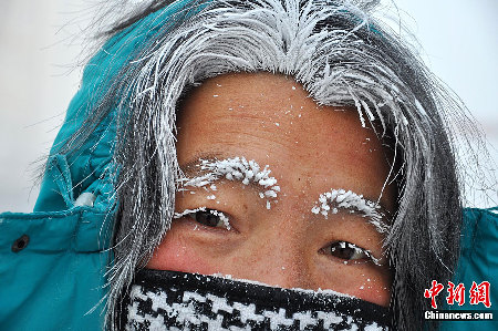 “極點”漠河遇嚴(yán)寒 呼倫貝爾挑戰(zhàn)天氣極限