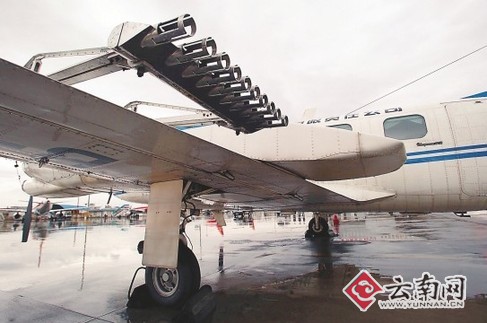 飛機(jī)飛滇增雨 云南全省降雨部分地區(qū)旱情緩和