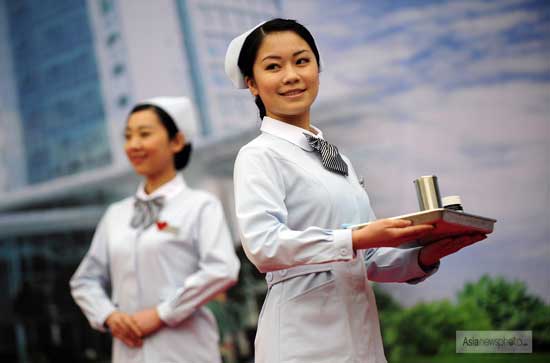 重慶主城多家醫院護士服“大變身”